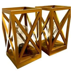 Lamps Beautiful like New gold lantern lamps super cute